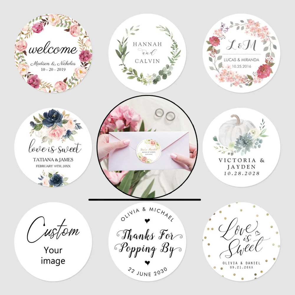 Wedding Supply In Bulk - ملصقات مخصصة لحفلات الزفاف وأعياد الميلاد