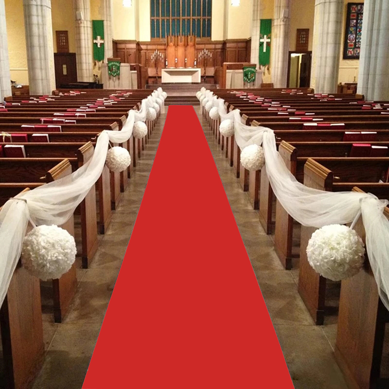 Aisle Runner White - سجاد الزفاف مناسب للحفلات وقاعات المؤتمرات