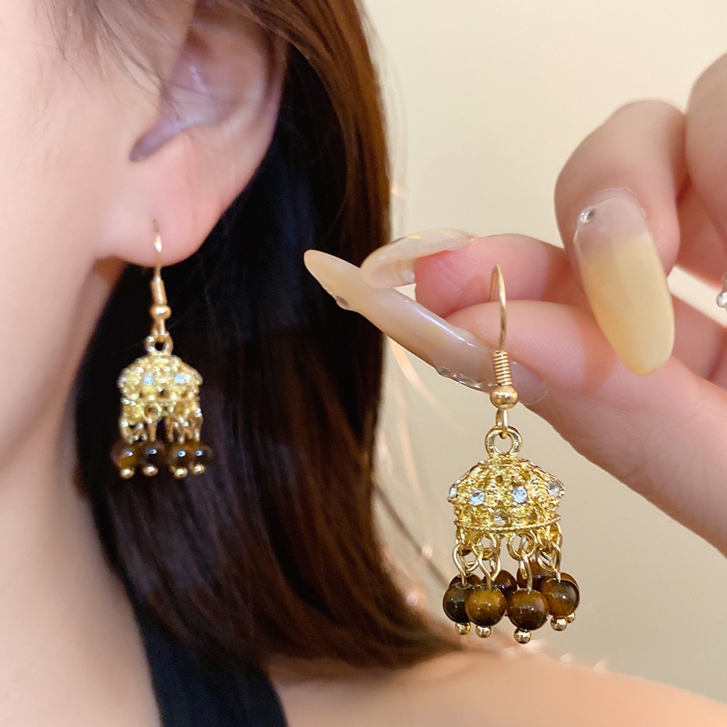 أقراط بوهو جومكا متدلية على شك - مراجعة Indian Wedding Supply وسعره