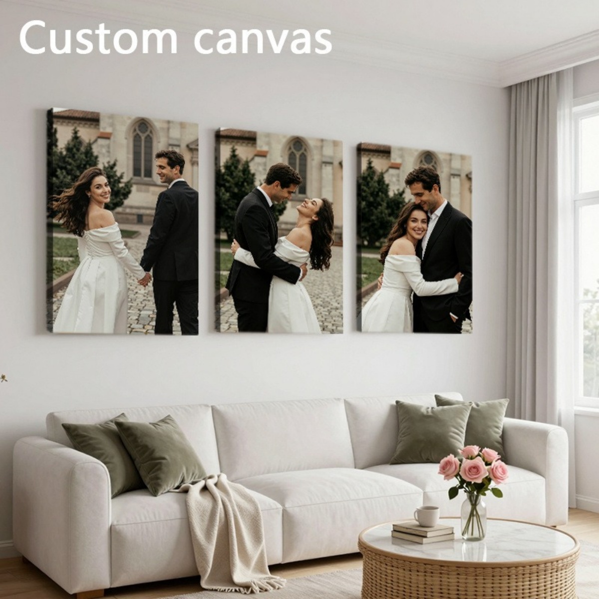 مجموعة من 3 مطبوعات قماشية مخص - مراجعة Wedding Party Supply وسعره