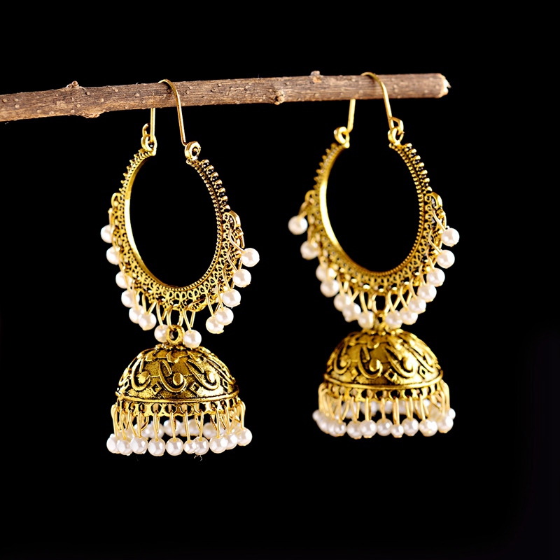 جديد الهندي Jhumka مجوهرات للن - مراجعة Indian Wedding Supply وسعره