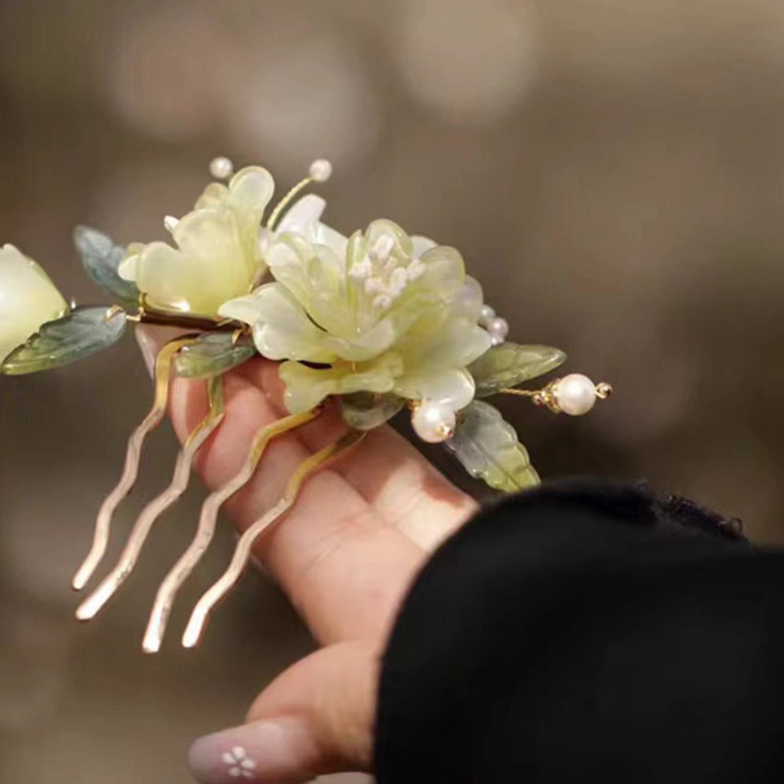 مشبك شعر على شكل زهرة على شكل  - مراجعة Wedding Supply Store وسعره