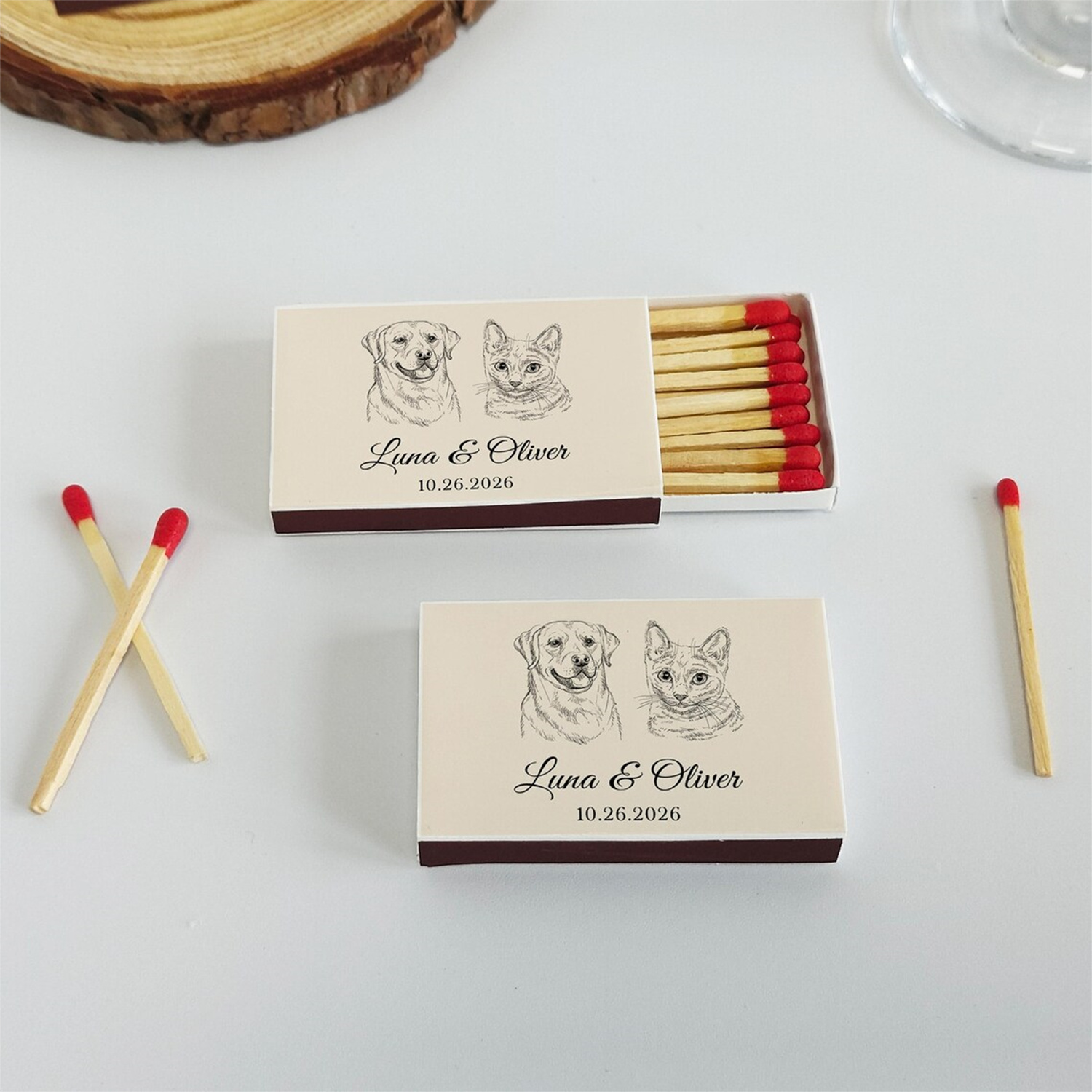 علب كبريت مخصصة بتصميم الجولف  - مراجعة Wedding Supply In Bulk وسعره