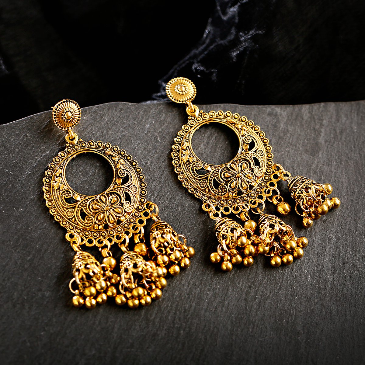أقراط جومكا هندية نسائية بتصمي - مراجعة Indian Wedding Supply وسعره