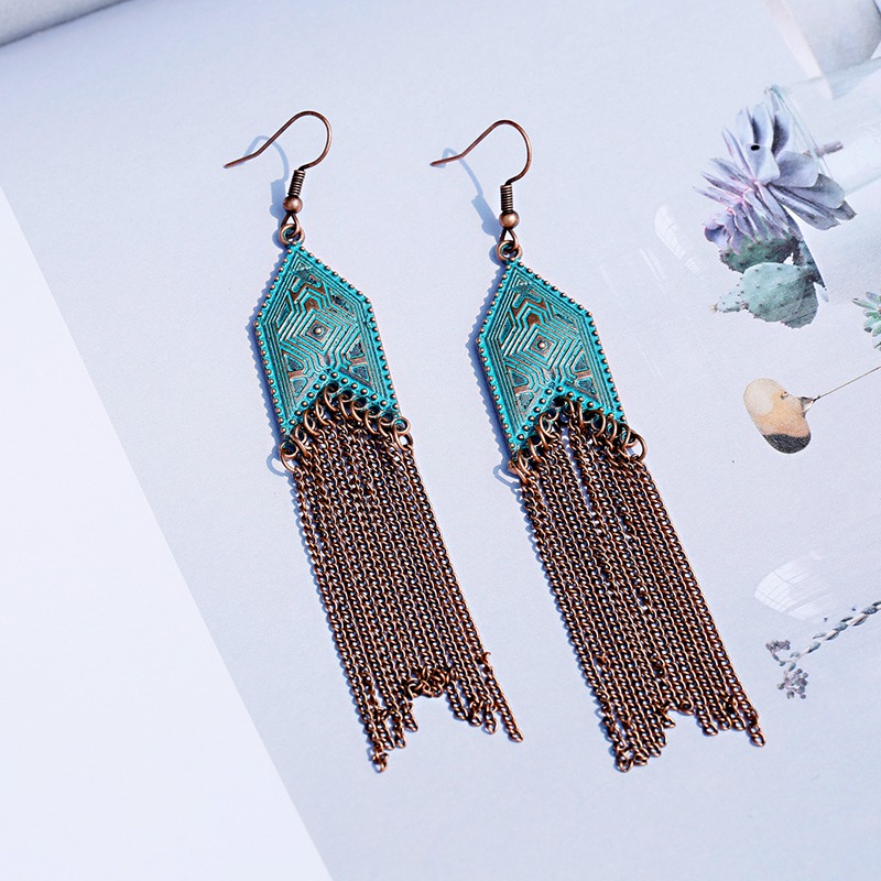 أقراط متدلية كلاسيكية من سبيكة - مراجعة Indian Wedding Supply وسعره